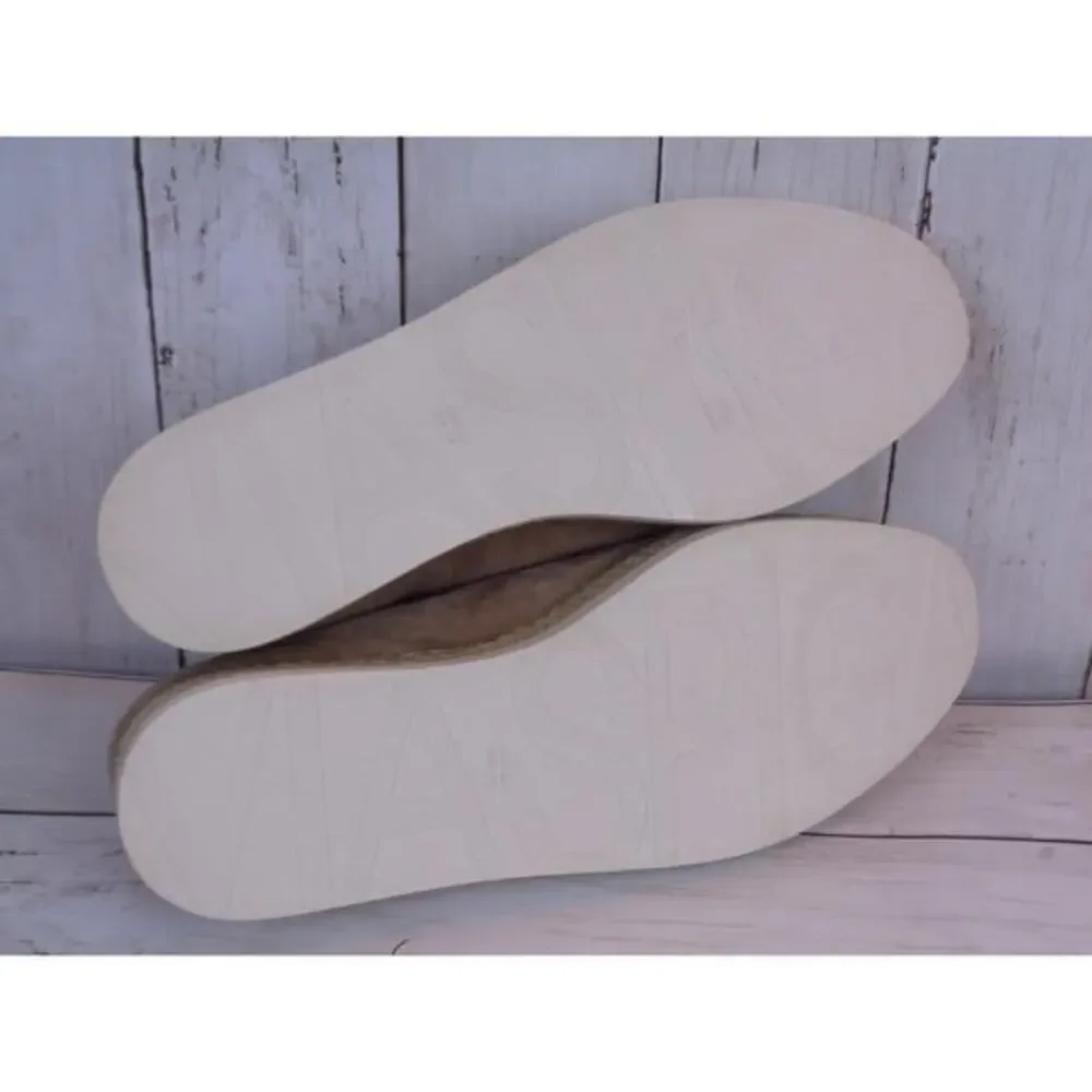 Via Spiga Berta Espadrille Platform Slip-On Suede Sneaker Macchiato Womens‎ 10